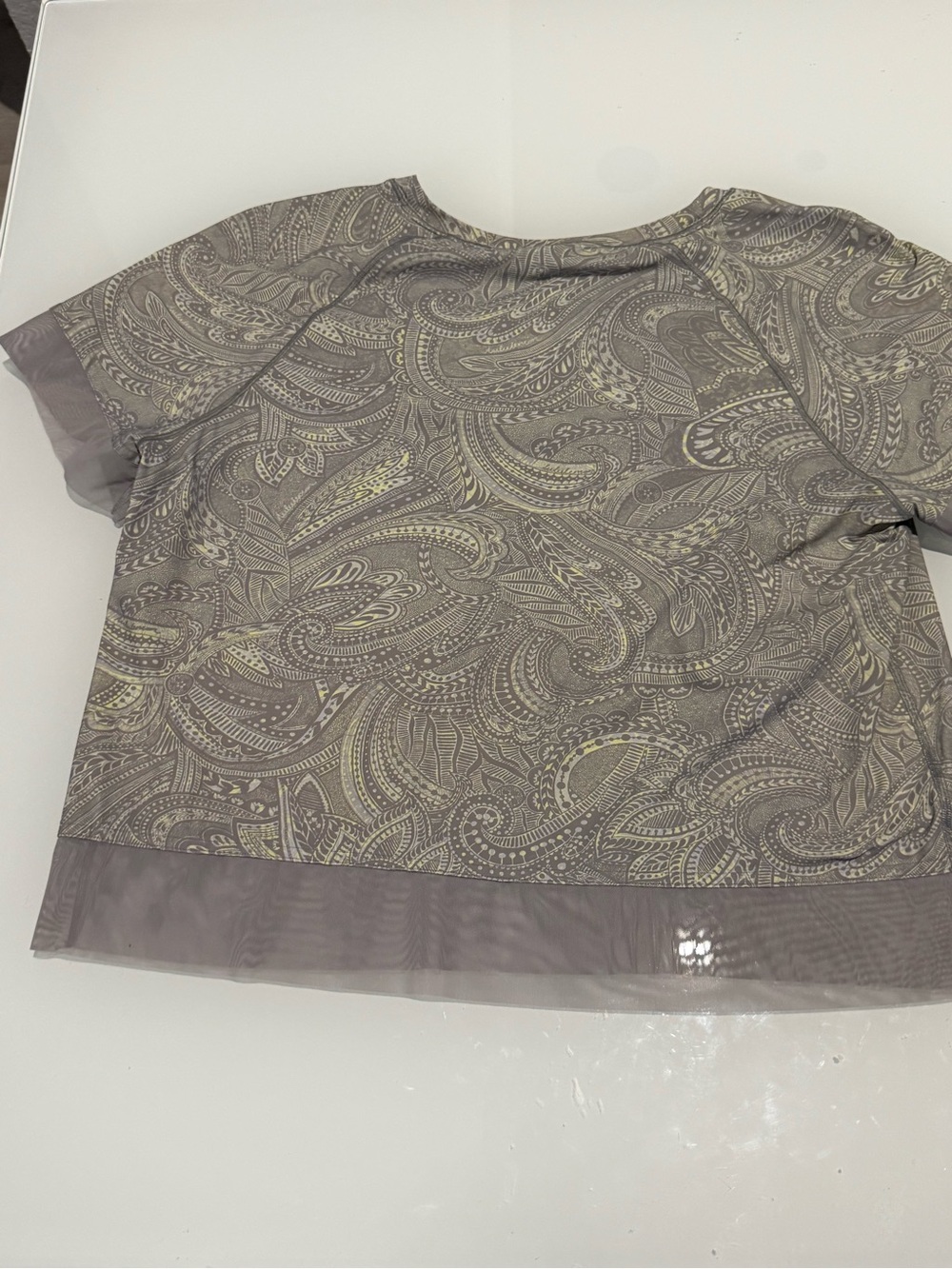 Lululemon Stripe In Stride Short Sleeve - In Spirit Multi Mesh - Size 10